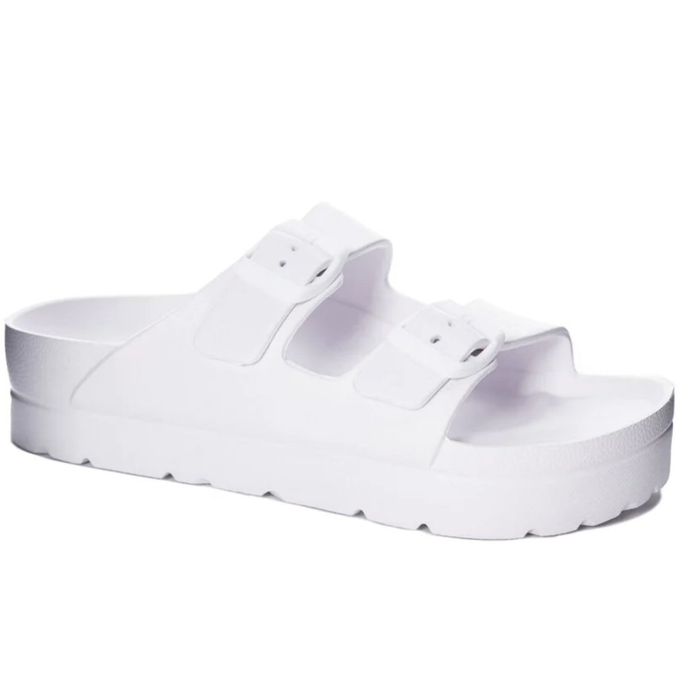 DIRTY LAUNDRY - GENAVIVE EVA PLATFORM BUCKLE SANDALS